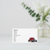 Hot Rod Visitekaartje (Staand voorkant)