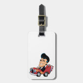 Hot Rodder Bagagelabel (Voorkant verticaal)