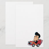 Hot Rodder Briefpapier (Voorkant / Achterkant)