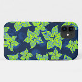 Hot Rodder Pinstriped Hibiscus en Skull Case-Mate iPhone Case (Achterkant (horizontaal))