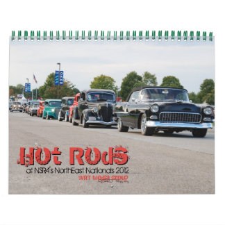 Hot Rods bij National 2012 van NSRA in NorthEast N Kalender