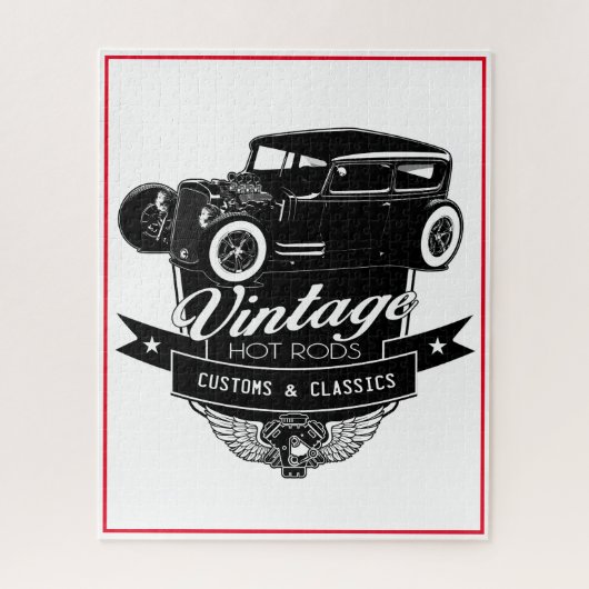 Hot Rods Jigzaag Puzzle Legpuzzel (Verticaal)