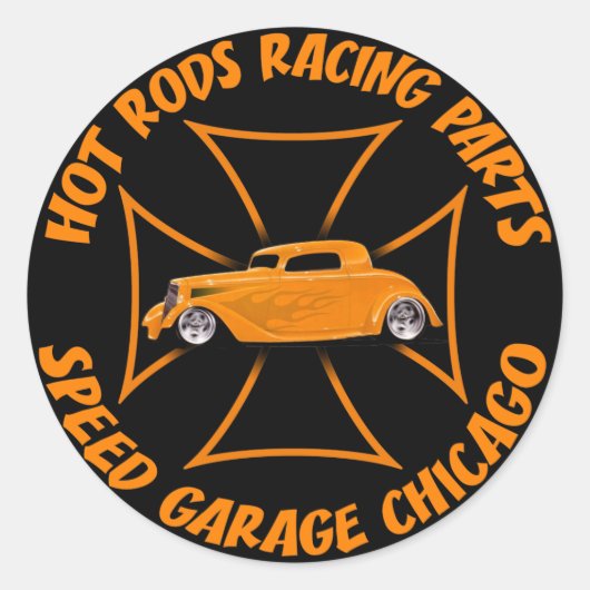 Hot Rods Sticker (Voorkant)