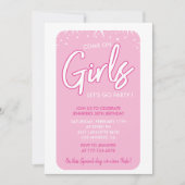 Hot rose 30e anniversaire invitations Fun Modern (Devant)