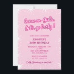 Hot rose 30e anniversaire invitations tendance gir<br><div class="desc">Hot rose 30e anniversaire invitations tendance girly</div>