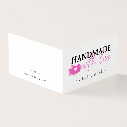 Hot Rose & Black - Fabriqué à la main avec amour (Outside)