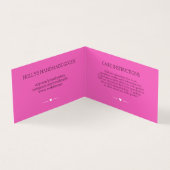 Hot Rose & Black - Fabriqué à la main avec amour (Inside)