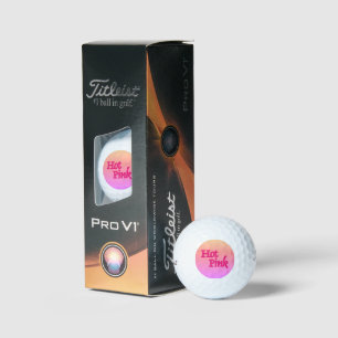 Hot rose inverse Titleist Pro V1 balles de golf 3
