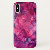 Hot rose Mashup Apple iPhone X Coque (Dos)