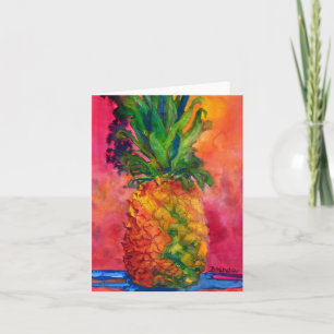 Hot-Roze ananas Kaart