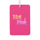 Hot Roze auto luchtverfrisser (Achterkant)