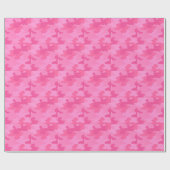 Hot-Roze Camouflage Wrapingpapier Cadeaupapier (Vlak)