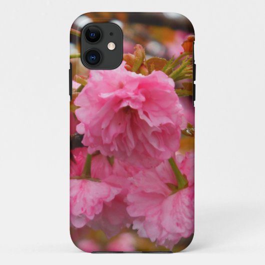 Hot-roze Cherry Blossom Flowers Case-Mate iPhone Case (Achterkant)
