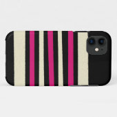 Hot-roze Cute Modern Trendy Pattern Case-Mate iPhone Case (Achterkant (horizontaal))