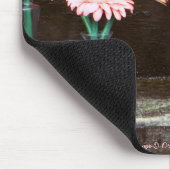 Hot-roze Daisies in Vases Muismat (Hoek)