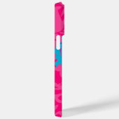 Hot-roze Damask KEEP CALM EN Eet Cookies Case-Mate iPhone Case (Achterkant / Rechts)