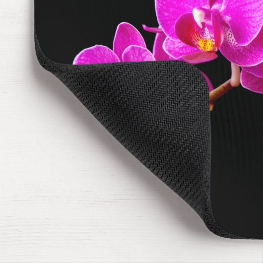 Hot-roze Dendrobium Orchid Flower Orchids Sjabloon Muismat (Hoek)