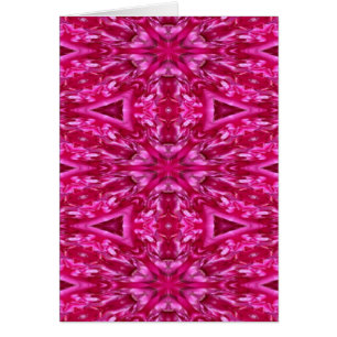 Hot-roze driehoeken