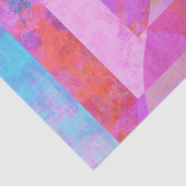 Hot roze droom # 1 gemengde media weefsel papier (Detail)