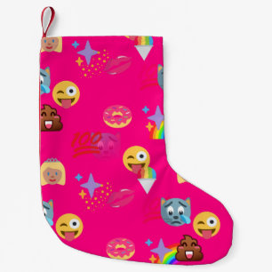 " hot roze emoji xmas kerstmis " kleine kerstsok