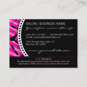 Hot-roze en Black Salon Loyalty (Achterkant)