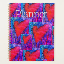 Hot roze en blauw meerdere harten