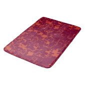 Hot-roze en Oranje Abstract Badmat (Gekanteld)
