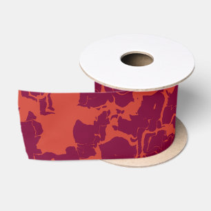 Hot-roze en Oranje Abstract Lint