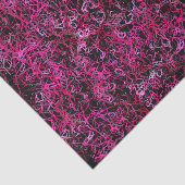 Hot-roze en zwart tissuepapier (Detail)