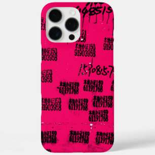Hot-roze Exotic Hip One-of-a-kind iPhone 16 Pro Max Hoesje