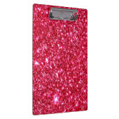 hot roze fuchsia minuscule sequentie glitter print klembord (Rechts)