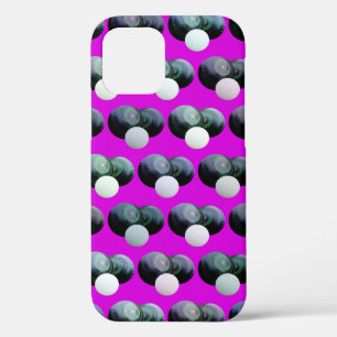 Hot-Roze gelanceerde Bowls-patroon, iPhone 12 Pro Hoesje