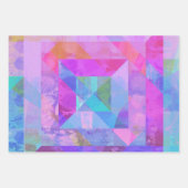 Hot roze gemengde media set van inpakpapier vel (Voorkant 3)