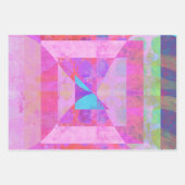 Hot roze gemengde media set van inpakpapier vel (Voorkant)