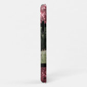 Hot-roze glitter & foto met naam Case-Mate iPhone case (Achterkant/rechts)