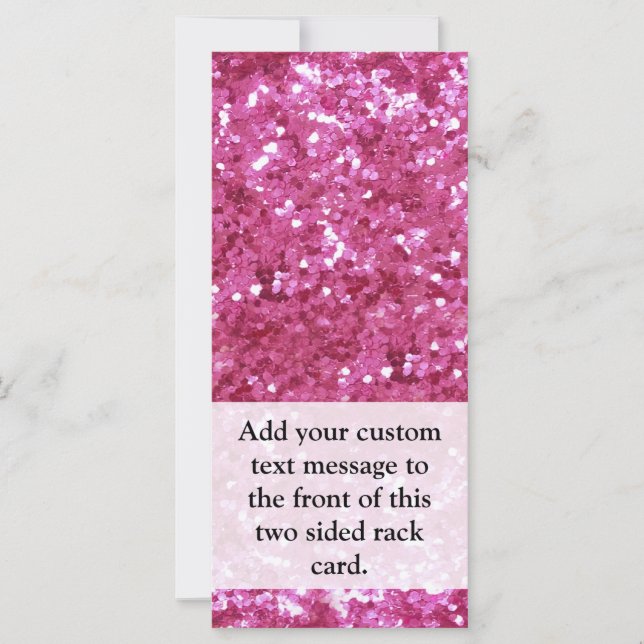 Hot-roze glitter-look (Voorkant)