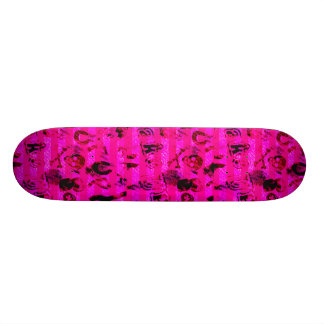 Hot-roze graffiti skateboard dekken