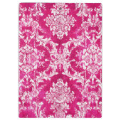 Hot-roze grijpingspatroon - Aangepaste tekst Klembord (Achterkant)