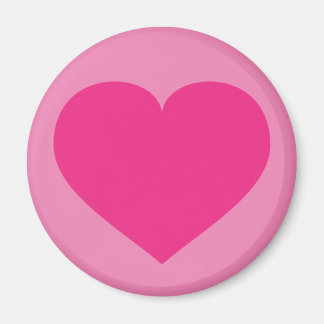 Hot-roze hart magneet