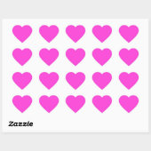 Hot Roze Hart Sticker (Vel)