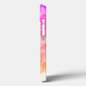 Hot-roze heldere Oranje verloopkunst Case-Mate iPhone Case (Achterkant / Links)