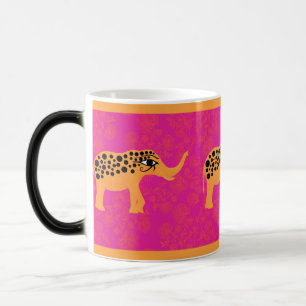 Hot roze Horus-Eye Olifant Mok