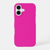 Hot Roze iPhone 16 Hoesje (Achterkant)