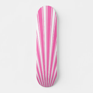 Hot-roze kleurenband Funky Patroon Skateboard