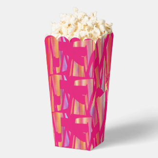 Hot Roze kunst popcorn dozen Bedankdoosjes