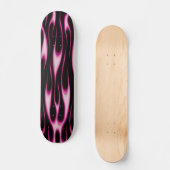 Hot-roze lampjes skateboard (Voorkant)