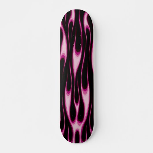 Hot-roze lampjes skateboard (Voorkant)