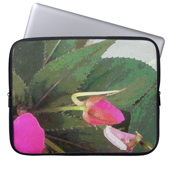 Hot Roze Laptop Sleeve (Voorkant)