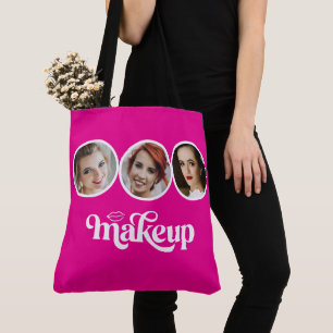 Hot Roze Levendig 3 Foto MUA Make-up Artiest Draagtas