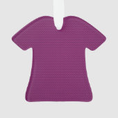 Hot-roze lint lintbewustzijn koolstofvezel ornament (achterkant)